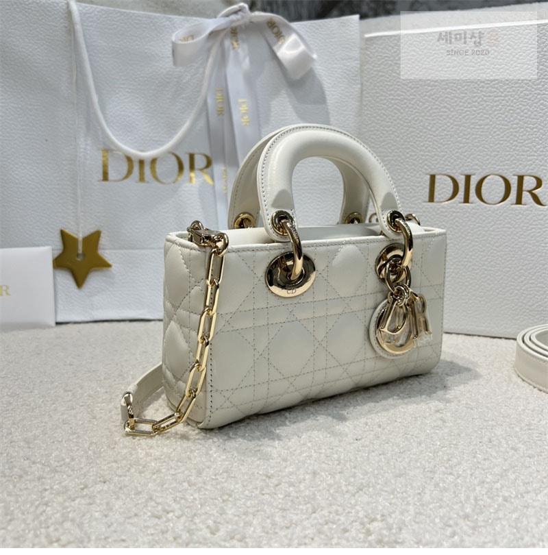 D I O R 디올 레이디 D-조이 미니 백 라떼 까나쥬 Bag 1번 이미지