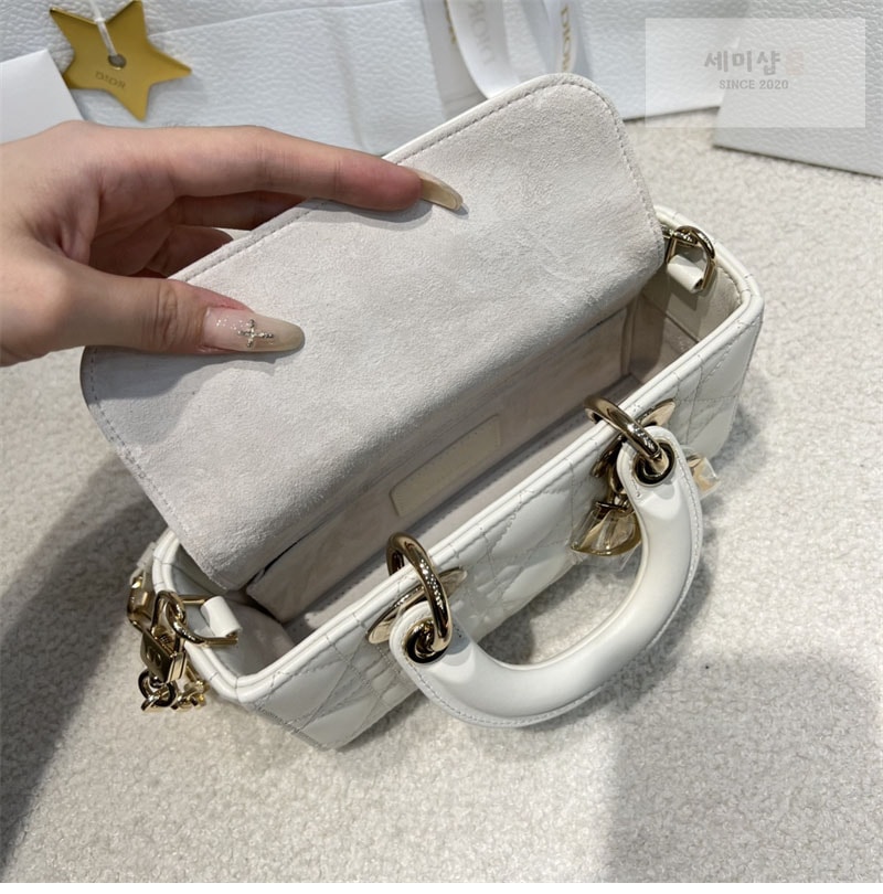D I O R 디올 레이디 D-조이 미니 백 라떼 까나쥬 Bag 14번 이미지