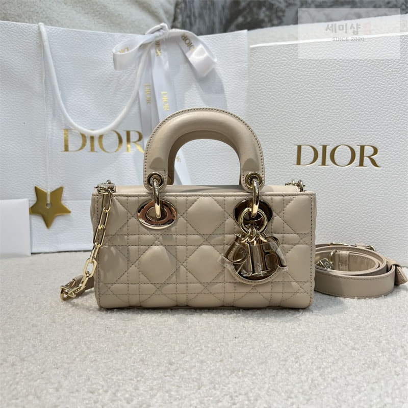 D I O R 디올 레이디 D-조이 미니 백 베이지 까나쥬 Bag 14번 이미지