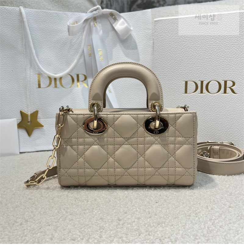 D I O R 디올 레이디 D-조이 미니 백 베이지 까나쥬 Bag 8번 이미지