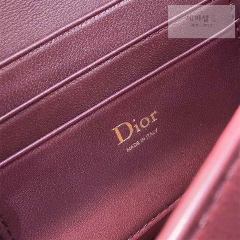 D I O R 디올 마이 미니 백 레드 까나쥬 램스킨 버건디 Bag 12번 이미지