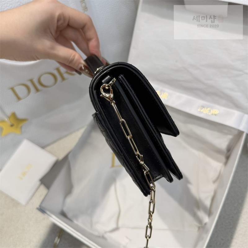 D I O R 디올 마이 미니 백 블랙 까나쥬 램스킨 블랙 Bag 7번 이미지
