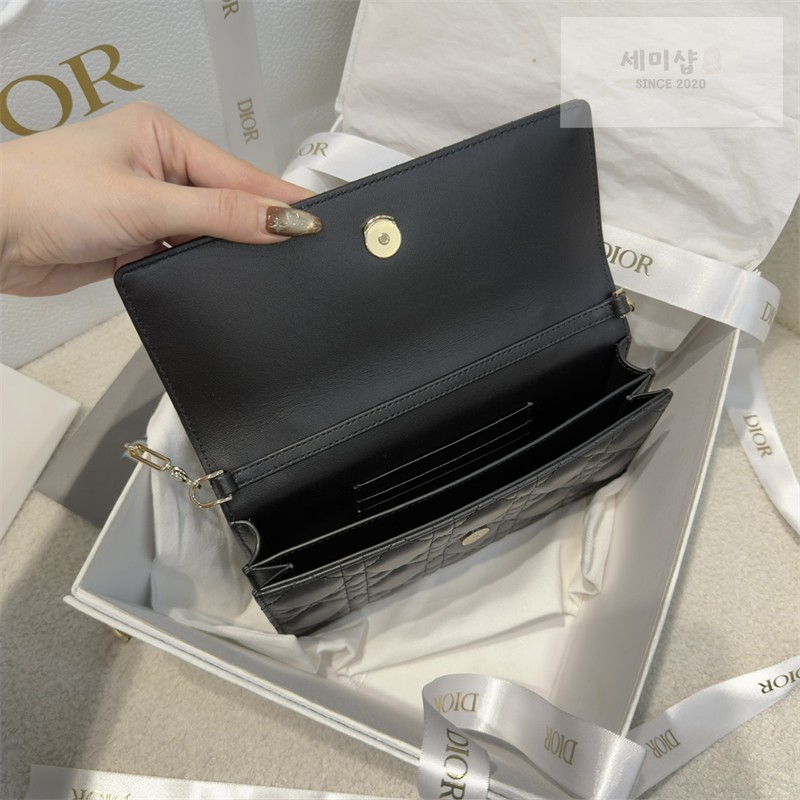 D I O R 디올 마이 미니 백 블랙 까나쥬 램스킨 블랙 Bag 11번 이미지