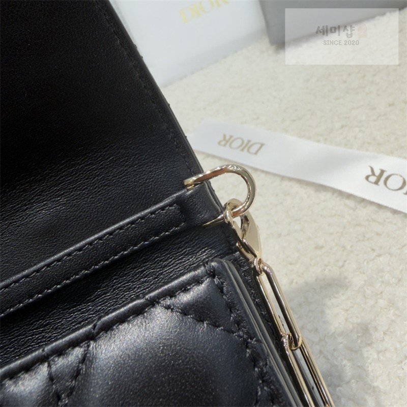 D I O R 디올 마이 미니 백 블랙 까나쥬 램스킨 블랙 Bag 15번 이미지