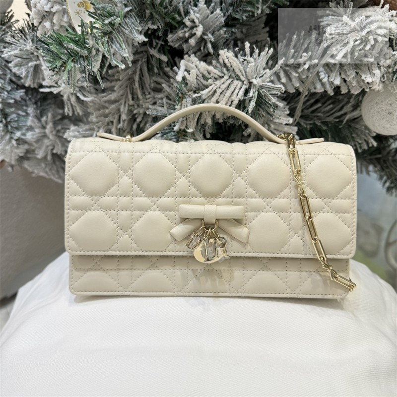 D I O R 디올 마이 미니 백 크레 까나쥬 램스킨 아이보리 Bag 1번 이미지