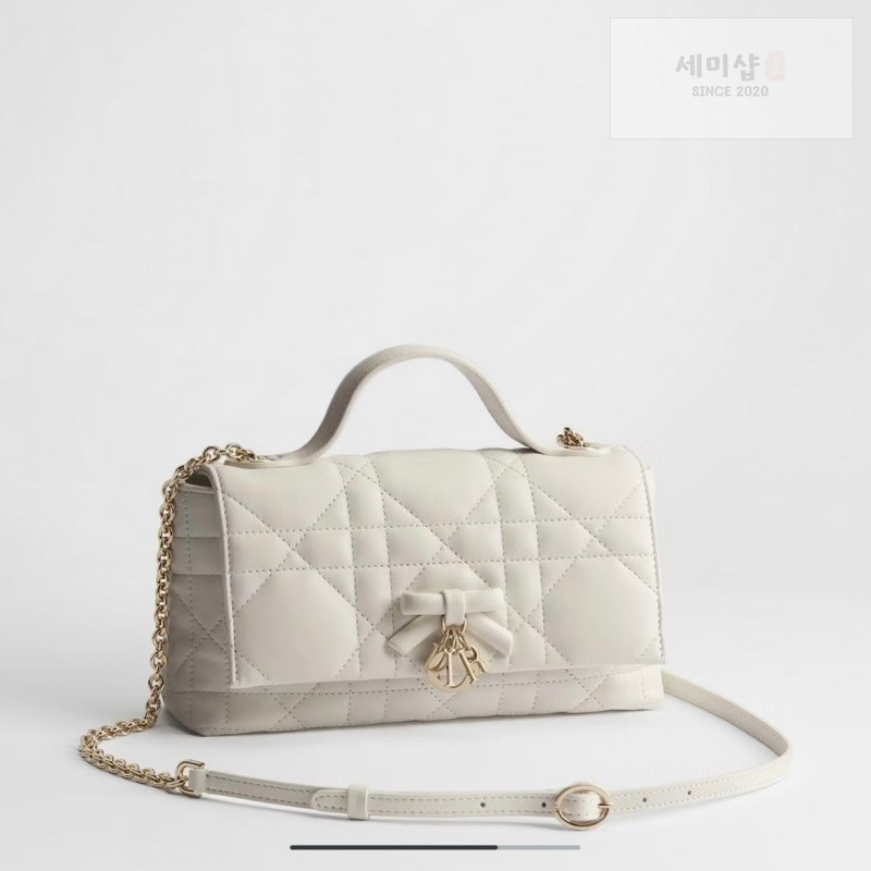 D I O R 디올 마이 텐더 탑핸들 백 미니 라떼 매크로 까나쥬 라떼 Bag 4번 이미지