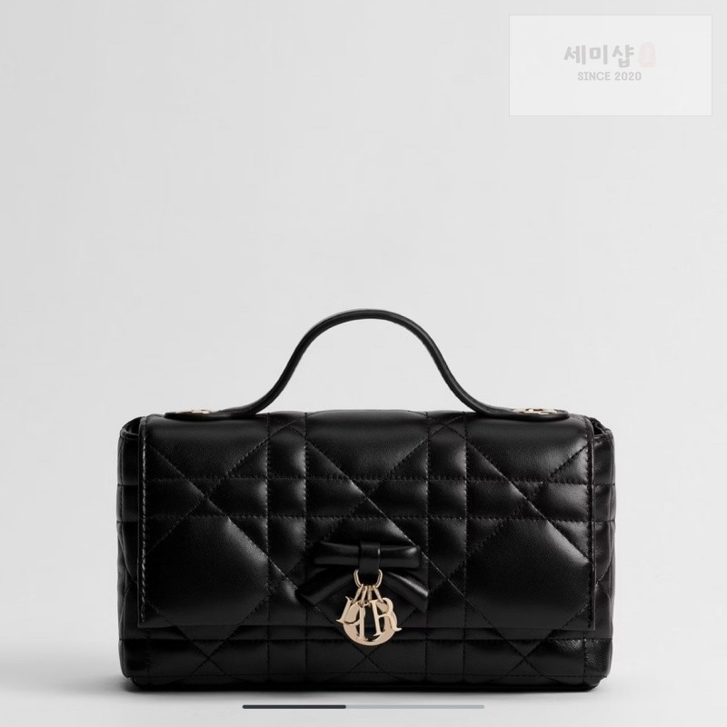 D I O R 디올 마이 텐더 탑핸들 백 미니 블랙 매크로 까나쥬 블랙 Bag 2번 이미지