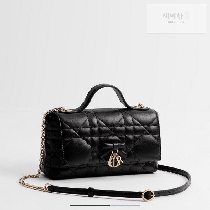 D I O R 디올 마이 텐더 탑핸들 백 미니 블랙 매크로 까나쥬 블랙 Bag 4번 이미지