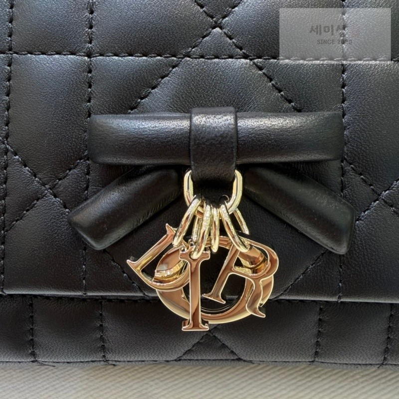 D I O R 디올 마이 텐더 탑핸들 백 미니 블랙 매크로 까나쥬 블랙 Bag 18번 이미지