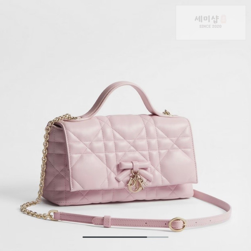D I O R 디올 마이 텐더 탑핸들 백 미니 핑크 매크로 까나쥬 파우더 핑크 Bag 4번 이미지