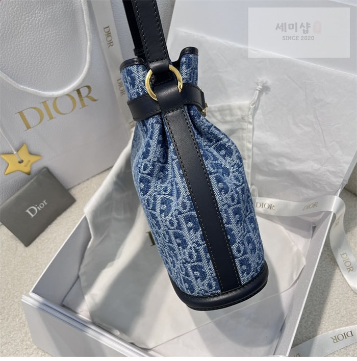 D I O R 디올 미디엄 C’est 쎄 백 데님 오블리크 Bag 8번 이미지