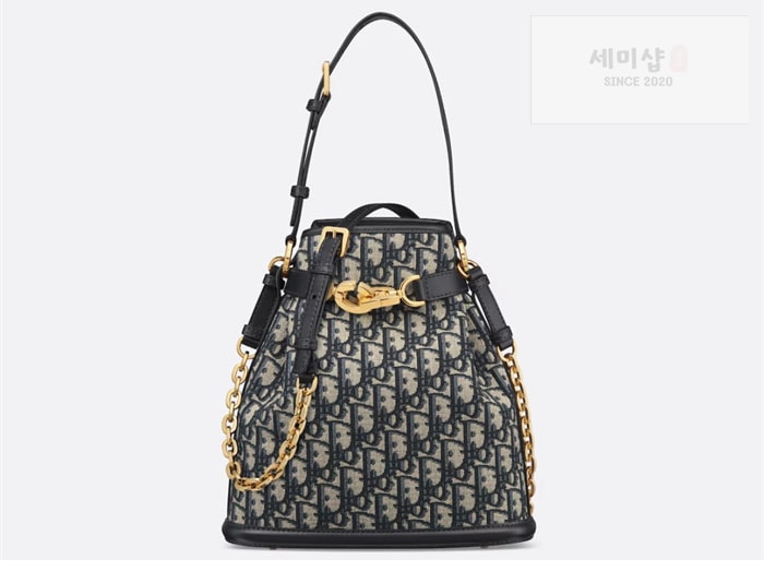 D I O R 디올 미디엄 C’est 쎄 백 오블리크 자카드 Bag 1번 이미지