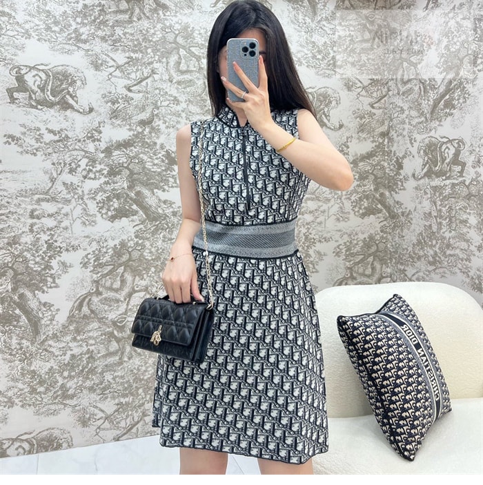 D I O R 디올 미스 디올 미니 체인백 까나쥬 블랙 Bag 4번 이미지