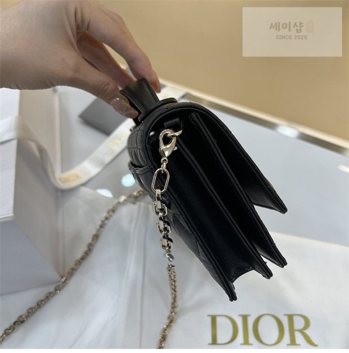 D I O R 디올 미스 디올 미니 체인백 까나쥬 블랙 Bag 13번 이미지