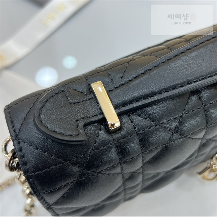 D I O R 디올 미스 디올 미니 체인백 까나쥬 블랙 Bag 2번 이미지