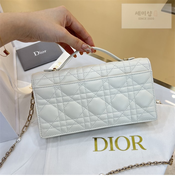 D I O R 디올 미스 디올 미니 체인백 까나쥬 블랙 Bag 19번 이미지