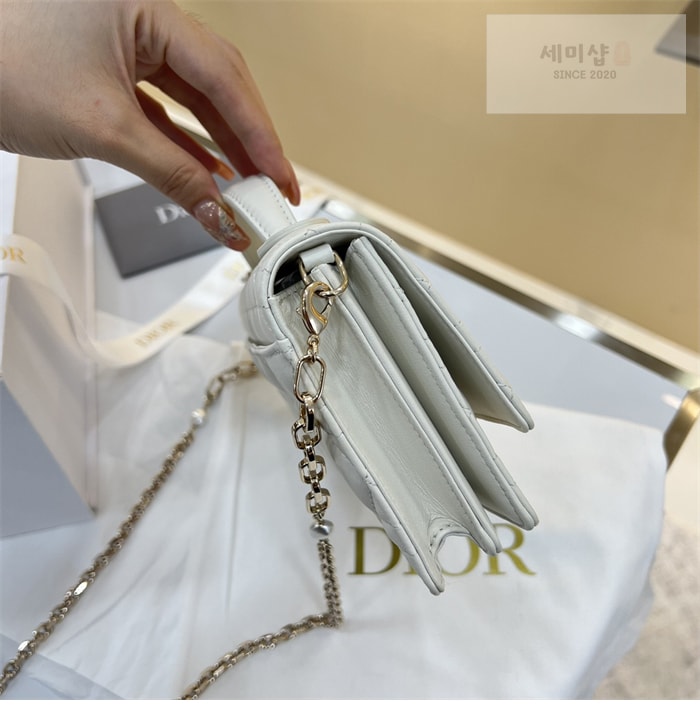D I O R 디올 미스 디올 미니 체인백 까나쥬 블랙 Bag 14번 이미지