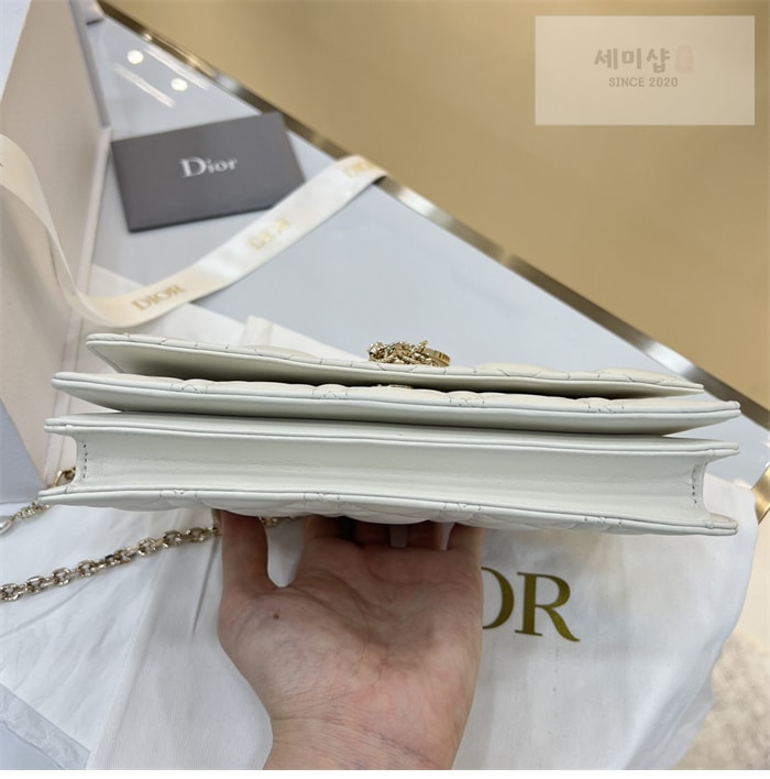 D I O R 디올 미스 디올 미니 체인백 까나쥬 블랙 Bag 17번 이미지