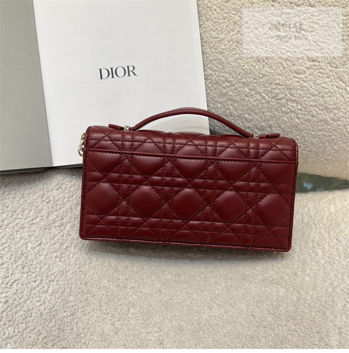 D I O R 디올 미스 디올 미니 체인백 체리 레드 까나쥬 Bag 8번 이미지