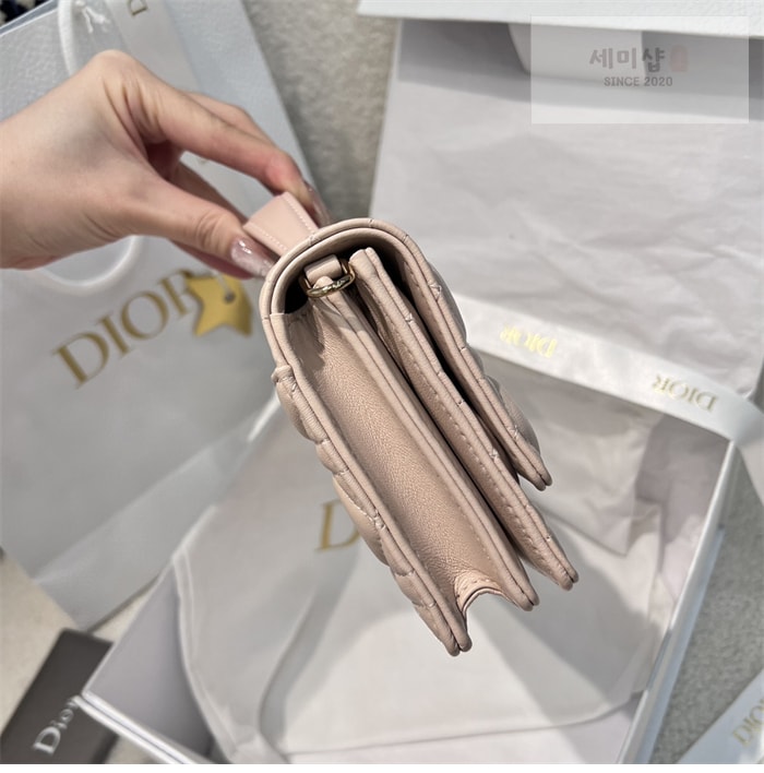 D I O R 디올 미스 디올 미니 체인백 파우더 핑크 까나쥬 Bag 12번 이미지