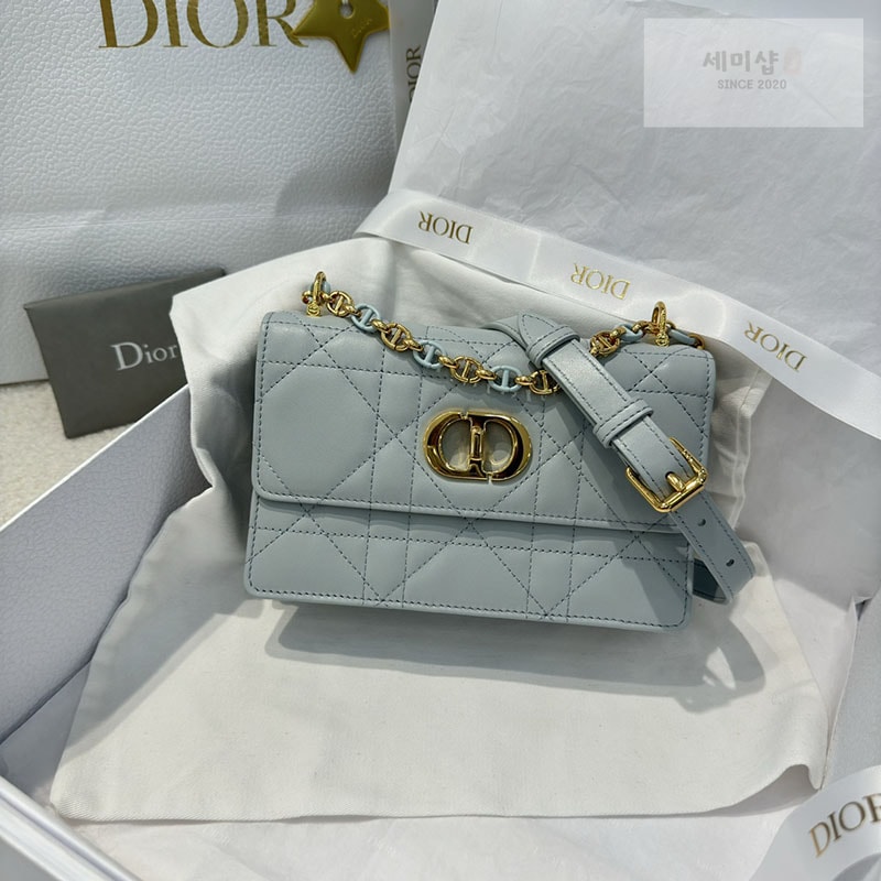D I O R 디올 미스 카로 미니 백 클라우드 블루 매크로까나쥬 Bag 7번 이미지