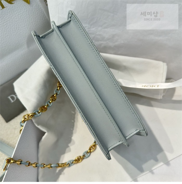 D I O R 디올 미스 카로 미니 백 클라우드 블루 매크로까나쥬 Bag 13번 이미지