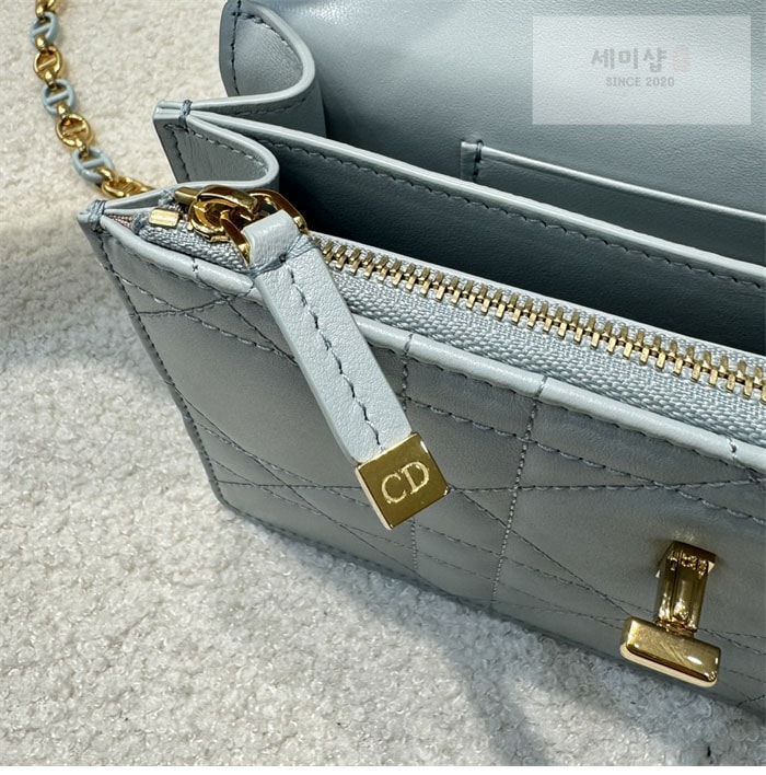 D I O R 디올 미스 카로 미니 백 클라우드 블루 매크로까나쥬 Bag 5번 이미지