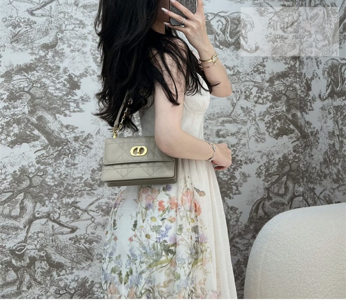 D I O R 디올 미스 카로 미니 백 파우더 베이지 매크로까나쥬 Bag 1번 이미지