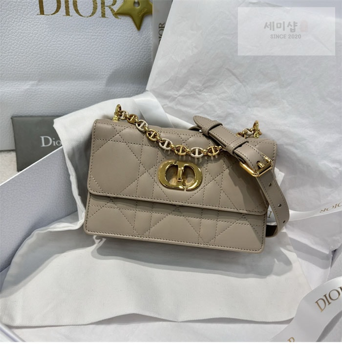 D I O R 디올 미스 카로 미니 백 파우더 베이지 매크로까나쥬 Bag 14번 이미지