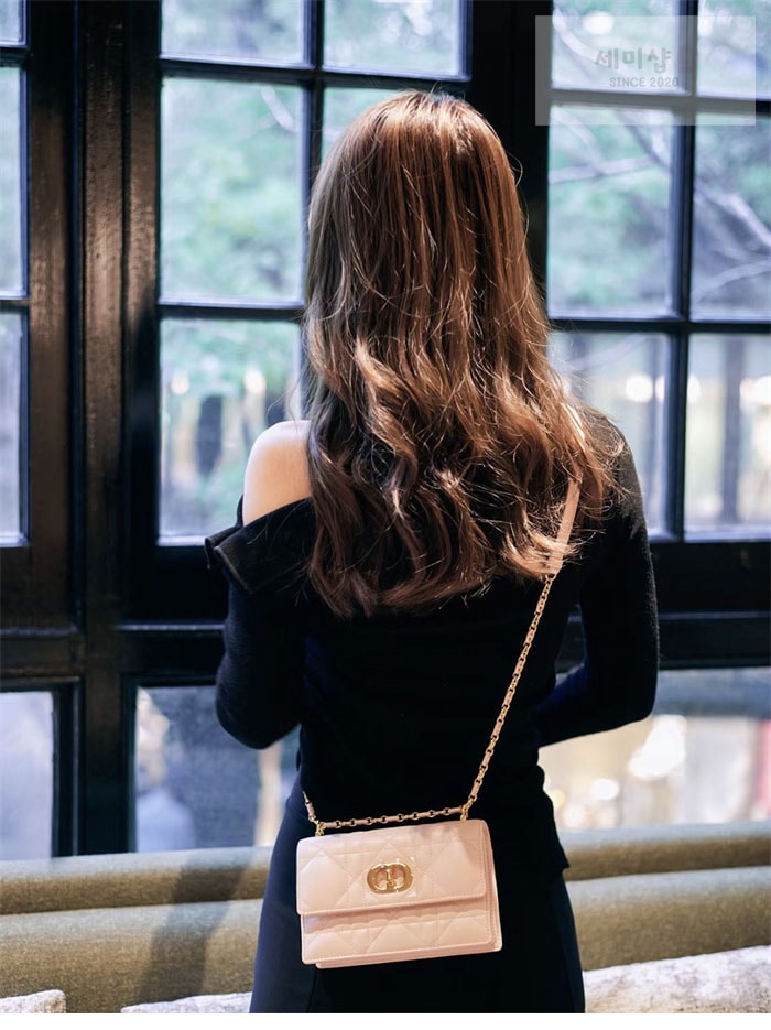 D I O R 디올 미스 카로 미니 백 파우더 핑크 매크로까나쥬 Bag 3번 이미지