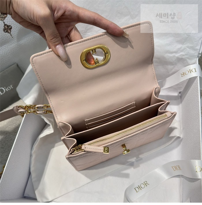 D I O R 디올 미스 카로 미니 백 파우더 핑크 매크로까나쥬 Bag 13번 이미지