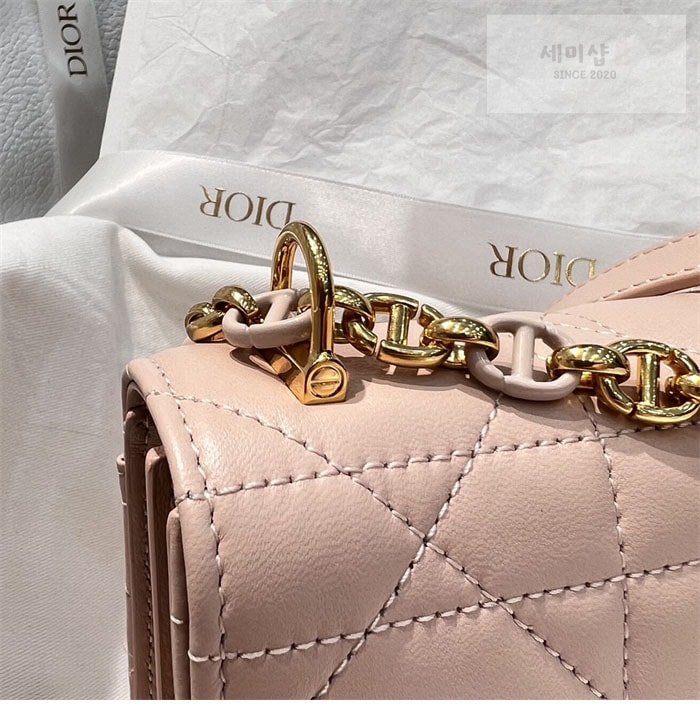 D I O R 디올 미스 카로 미니 백 파우더 핑크 매크로까나쥬 Bag 15번 이미지