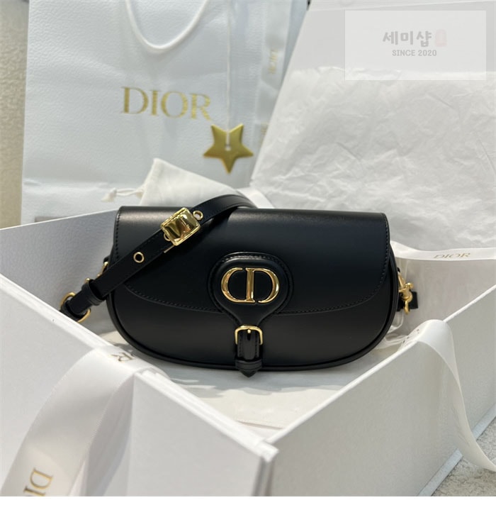 D I O R 디올 바비 이스트-웨스트 숄더백 블랙 복스 Bag 14번 이미지