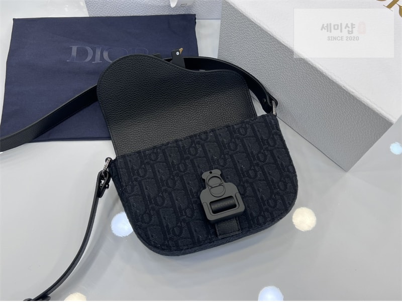 D I O R 디올 새들 미니 플랩 메신저백 오블리크 자카드 레플리카 1번 이미지 - Bag | 세미샵 레플리카 사이트