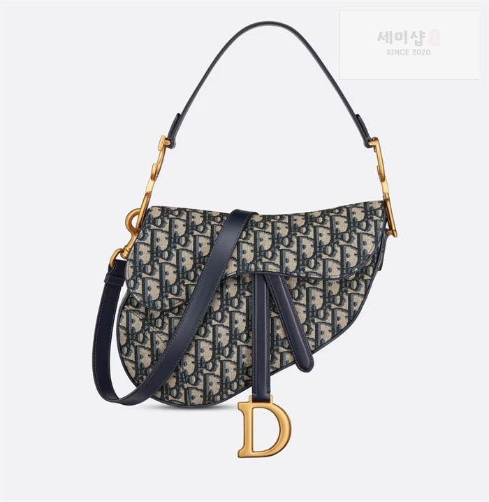 D I O R 디올 새들 스트랩 백 오블리크 자카드 Bag 15번 이미지
