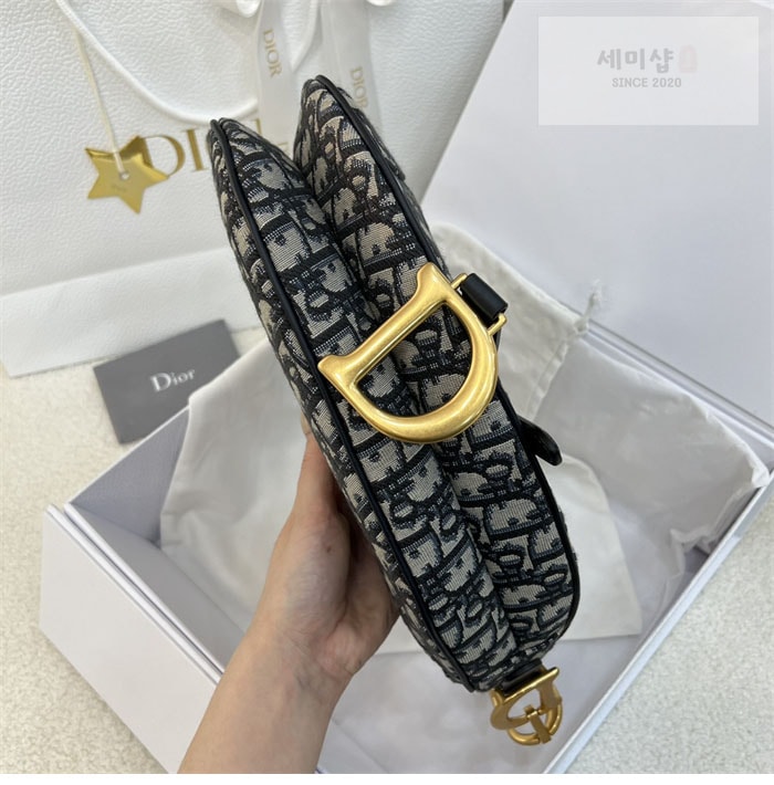 D I O R 디올 새들 스트랩 백 오블리크 자카드 Bag 7번 이미지