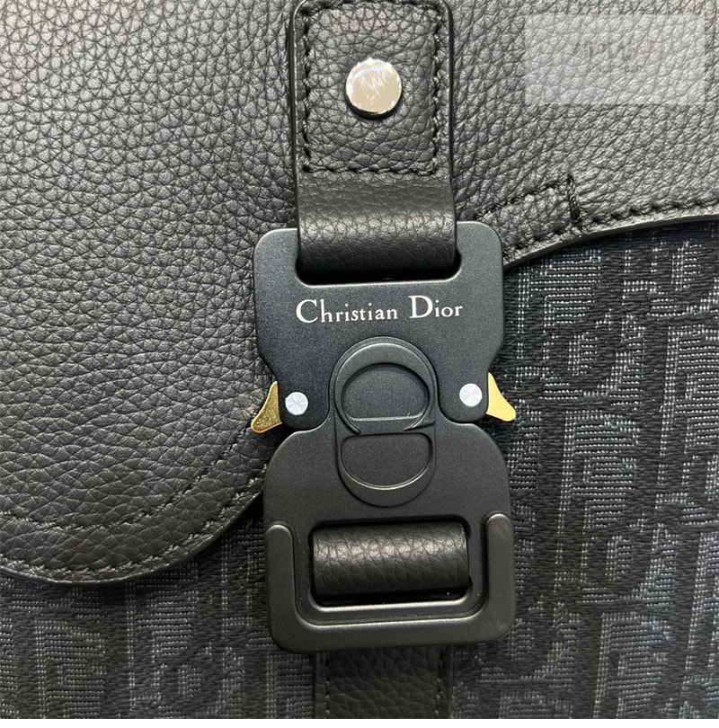 D I O R 디올 새들 지퍼 백팩 오블리크 자카드 Bag 4번 이미지