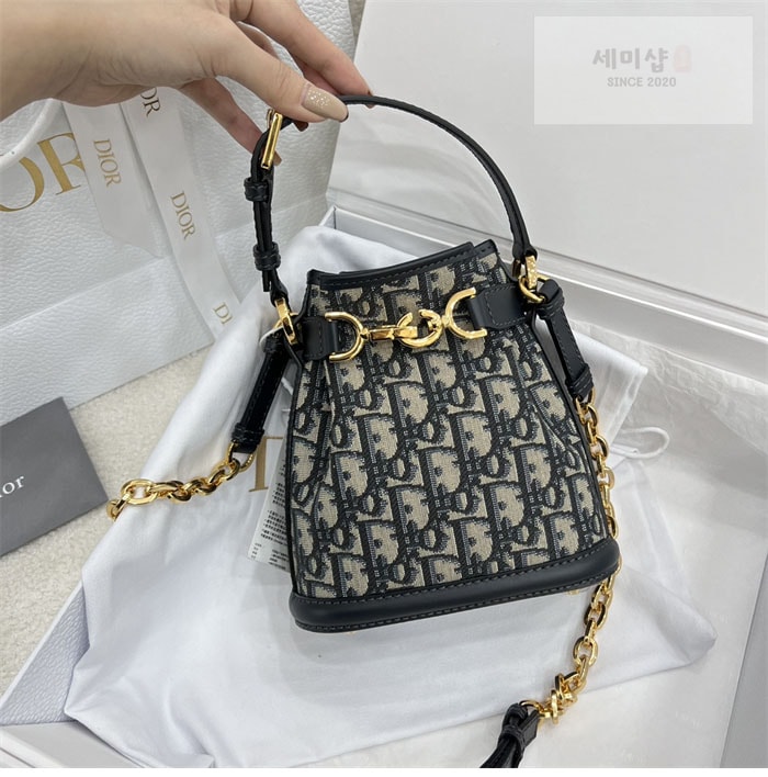 D I O R 디올 스몰 C’est 쎄 백 오블리크 자카드 Bag 1번 이미지