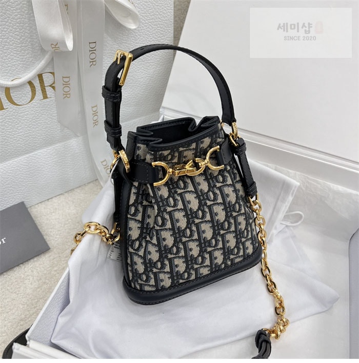 D I O R 디올 스몰 C’est 쎄 백 오블리크 자카드 Bag 4번 이미지