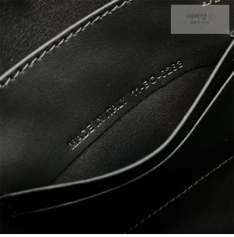 D I O R 디올 오블리크 새들 A5 파우치 클러치 백 블랙 Bag 13번 이미지