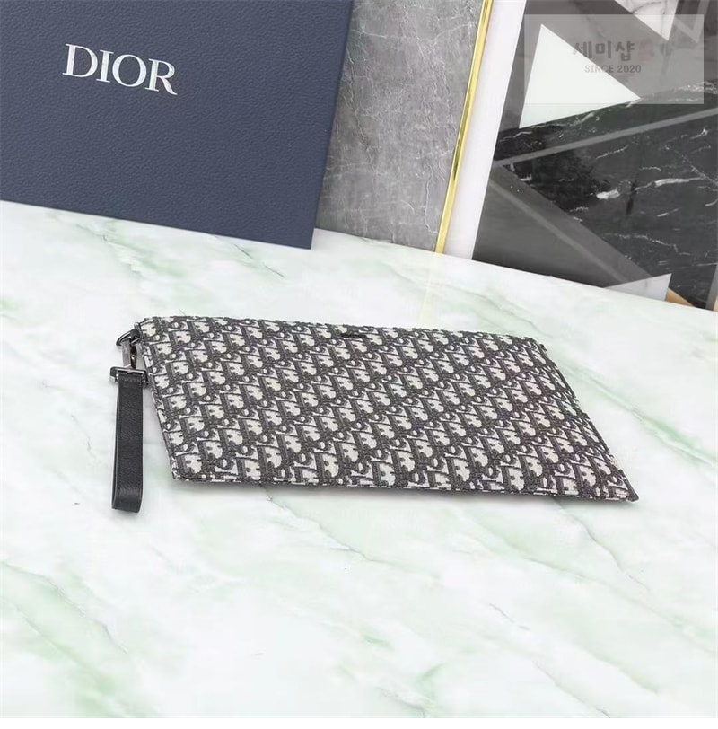 D I O R 디올 오블리크 A4 클러치백 파우치 Bag 5번 이미지