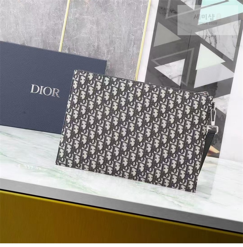 D I O R 디올 오블리크 A4 클러치백 파우치 Bag 3번 이미지