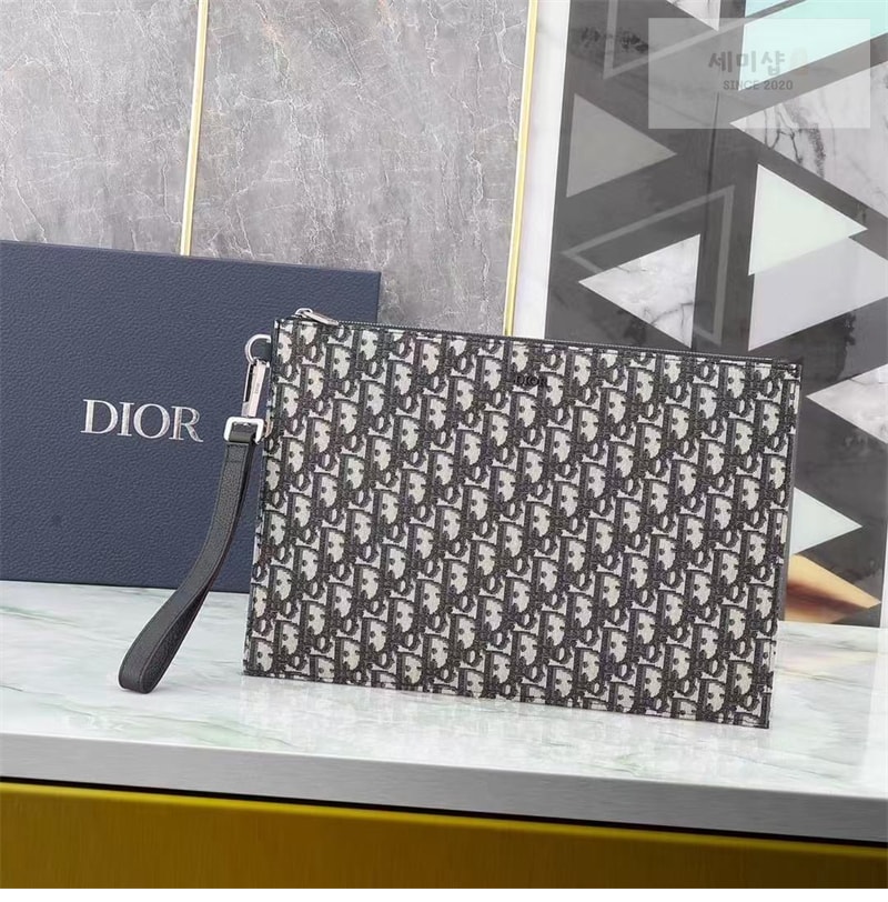 D I O R 디올 오블리크 A4 클러치백 파우치 Bag 4번 이미지