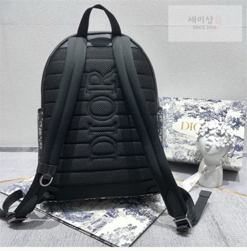 D I O R 디올 익스플로러 오블리크 자카드 백팩 베이지 Bag 8번 이미지