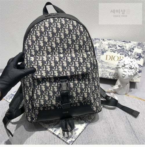 D I O R 디올 익스플로러 오블리크 자카드 백팩 베이지 Bag 4번 이미지
