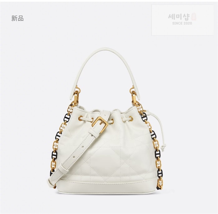 D I O R 디올 졸리 버킷백 스몰 매크로 까나쥬 라떼 Bag 11번 이미지