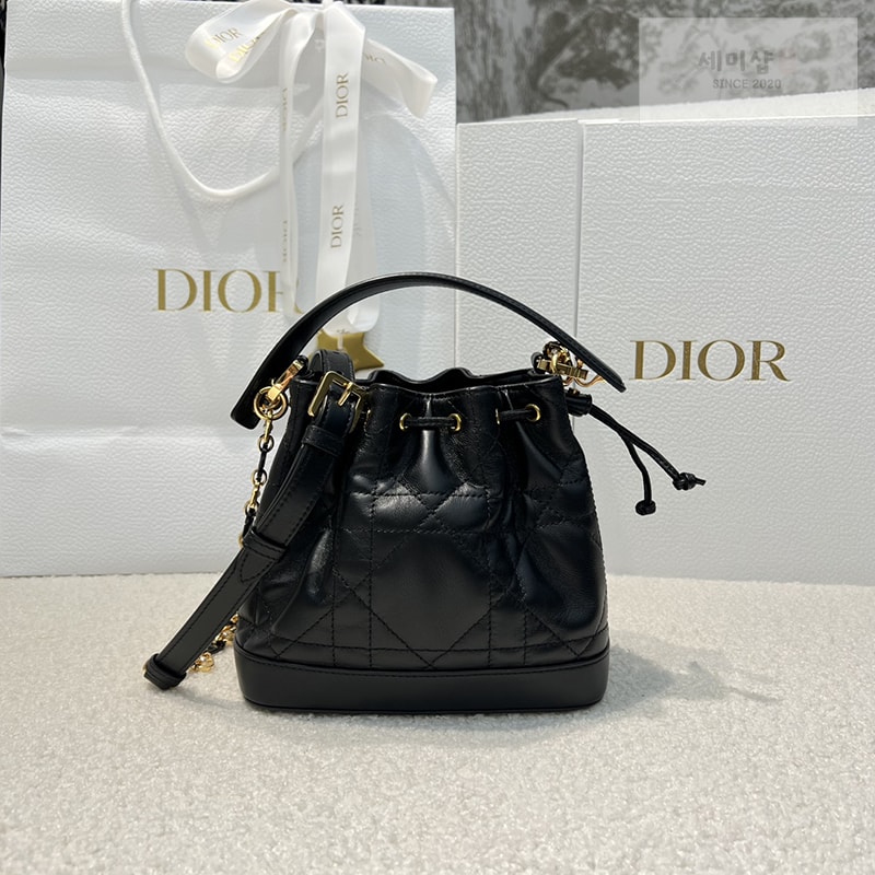 D I O R 디올 졸리 버킷백 스몰 매크로 까나쥬 블랙 Bag 6번 이미지
