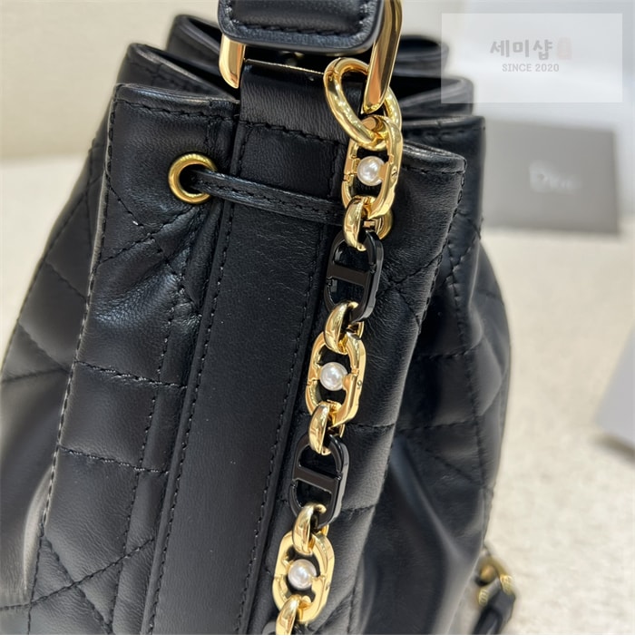 D I O R 디올 졸리 버킷백 스몰 매크로 까나쥬 블랙 Bag 3번 이미지