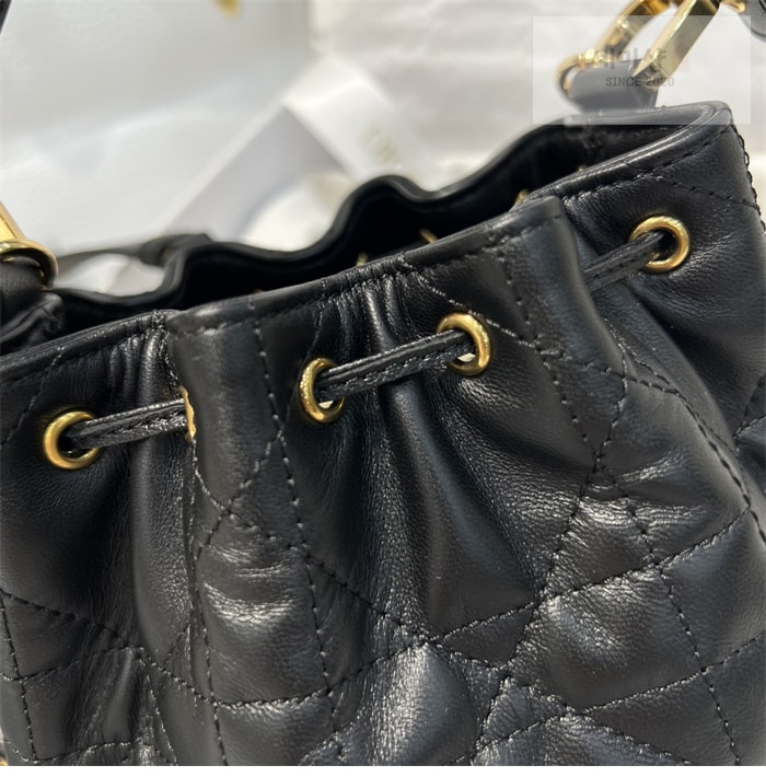 D I O R 디올 졸리 버킷백 스몰 매크로 까나쥬 블랙 Bag 12번 이미지