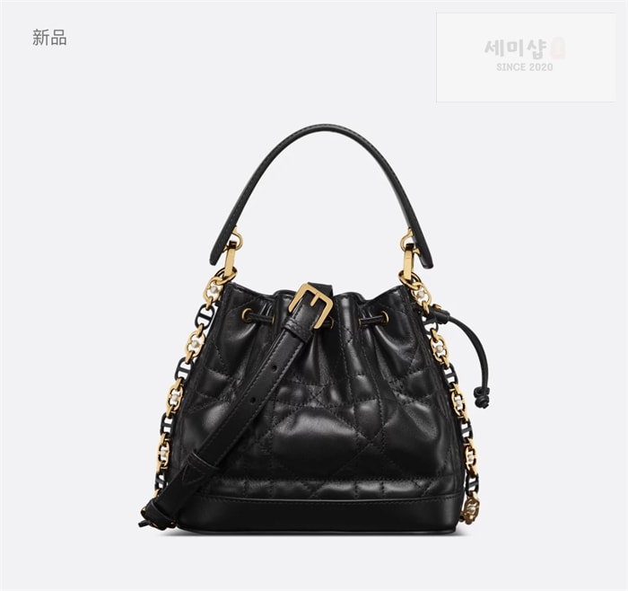 D I O R 디올 졸리 버킷백 스몰 매크로 까나쥬 블랙 Bag 11번 이미지